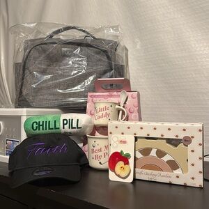 6 pc mommy me Jujube convertible backpack diaper bag bundle